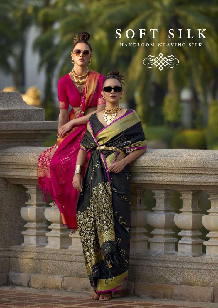SOFT SILK WITH WEAVING DESIGN SAREE COLLECITON AT BEST ONLIN...