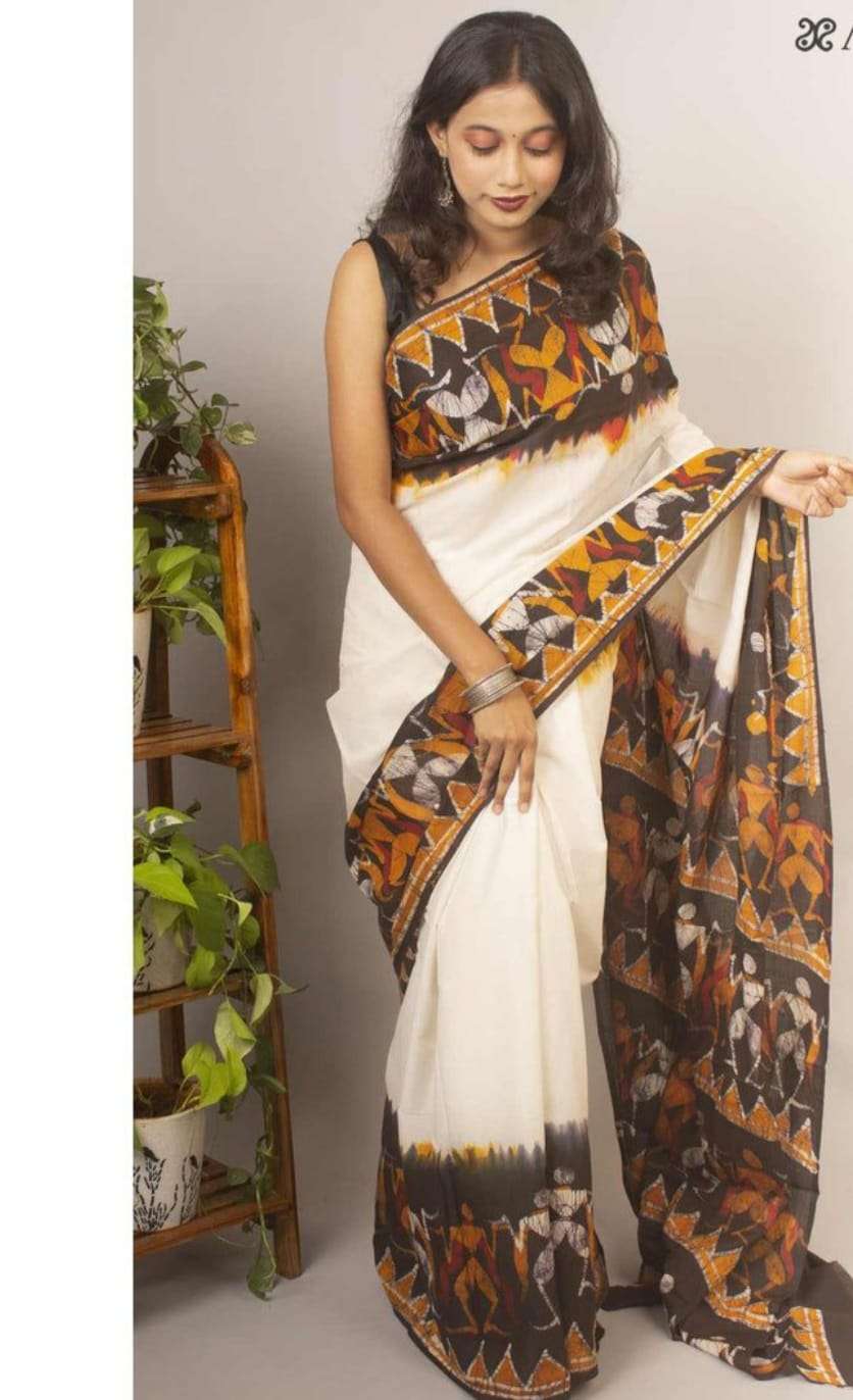 SUMMER SPECIAL MONO COTTON WITH DIGITAL PRINTED SAREE AT BES...