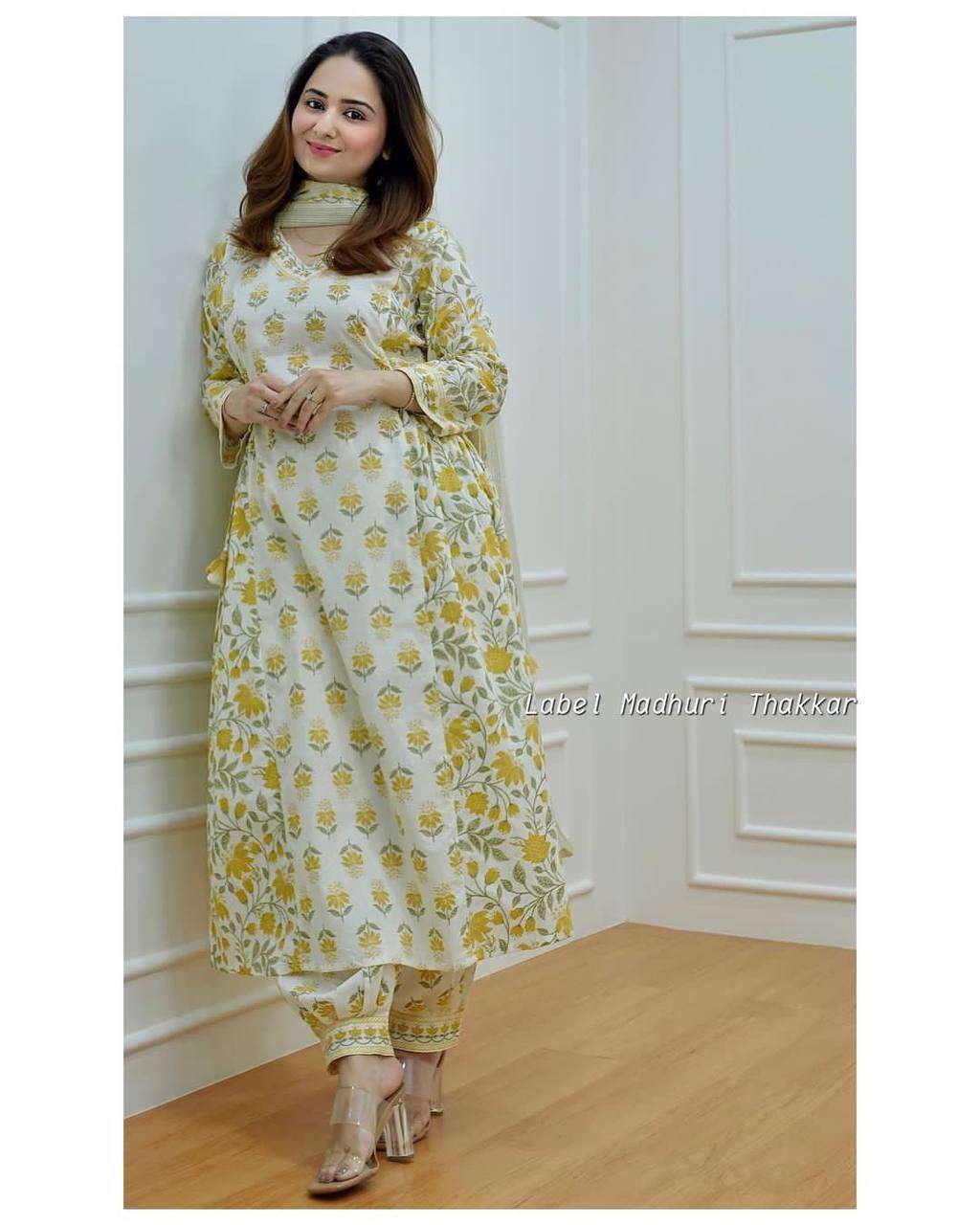 AFGHANI STYLE COTTON WITH PRINTED READYMADE SUITS