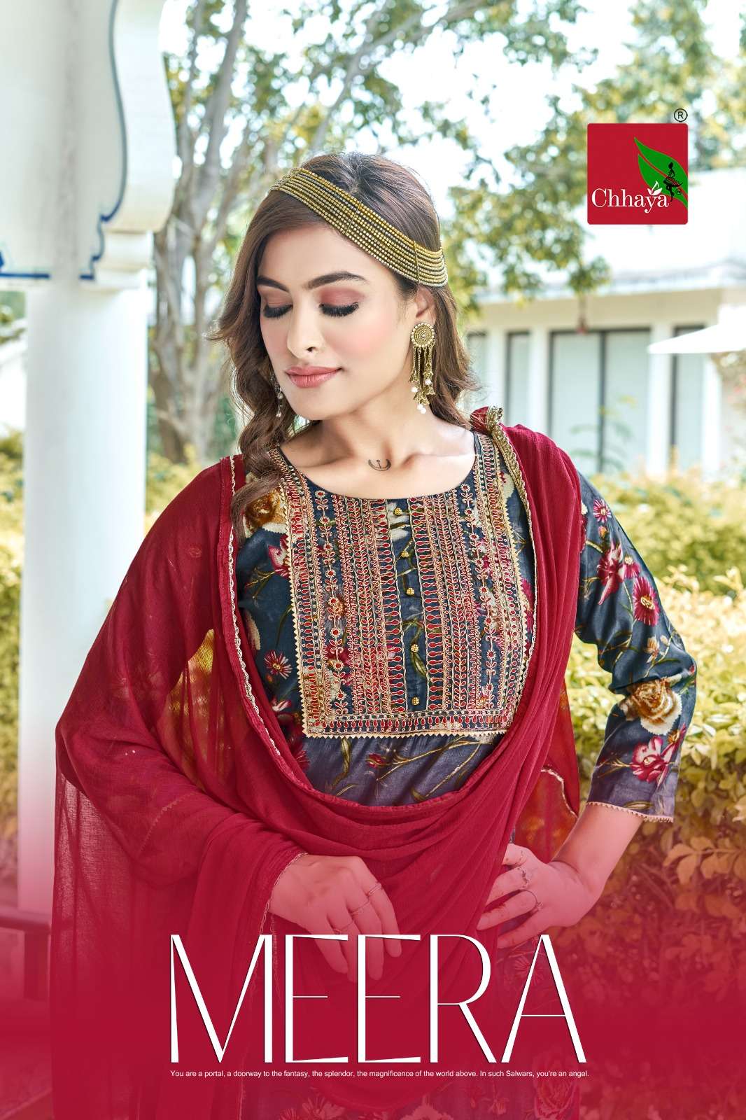 CHHAYA MEERA MODAL PRINT READYMADE SUITS SUPPLIER IN SURAT