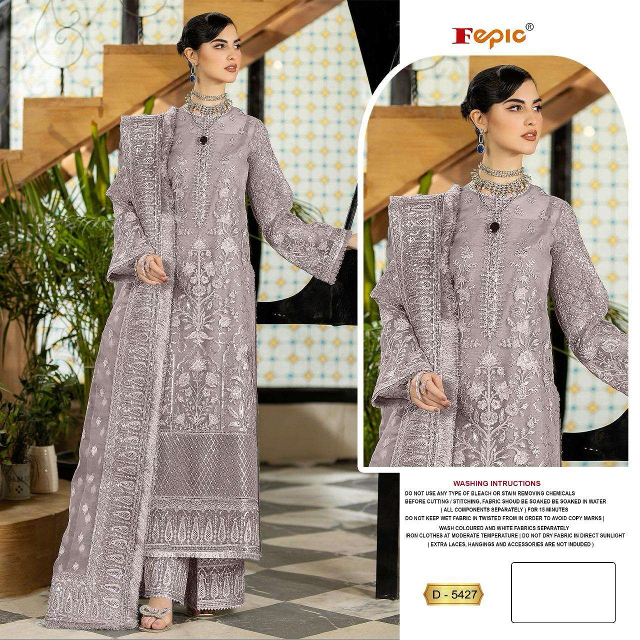 FEPIC 5427 GEORGETTE EMBROIDERY WORK FUNCTION SPECIAL PAKIST...
