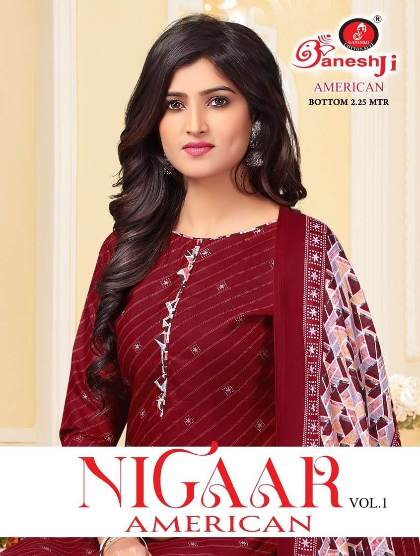 GANESHJI NIGAAR VOL 1 COTTON PRINTED PATIYALA SUITS DEALER I...