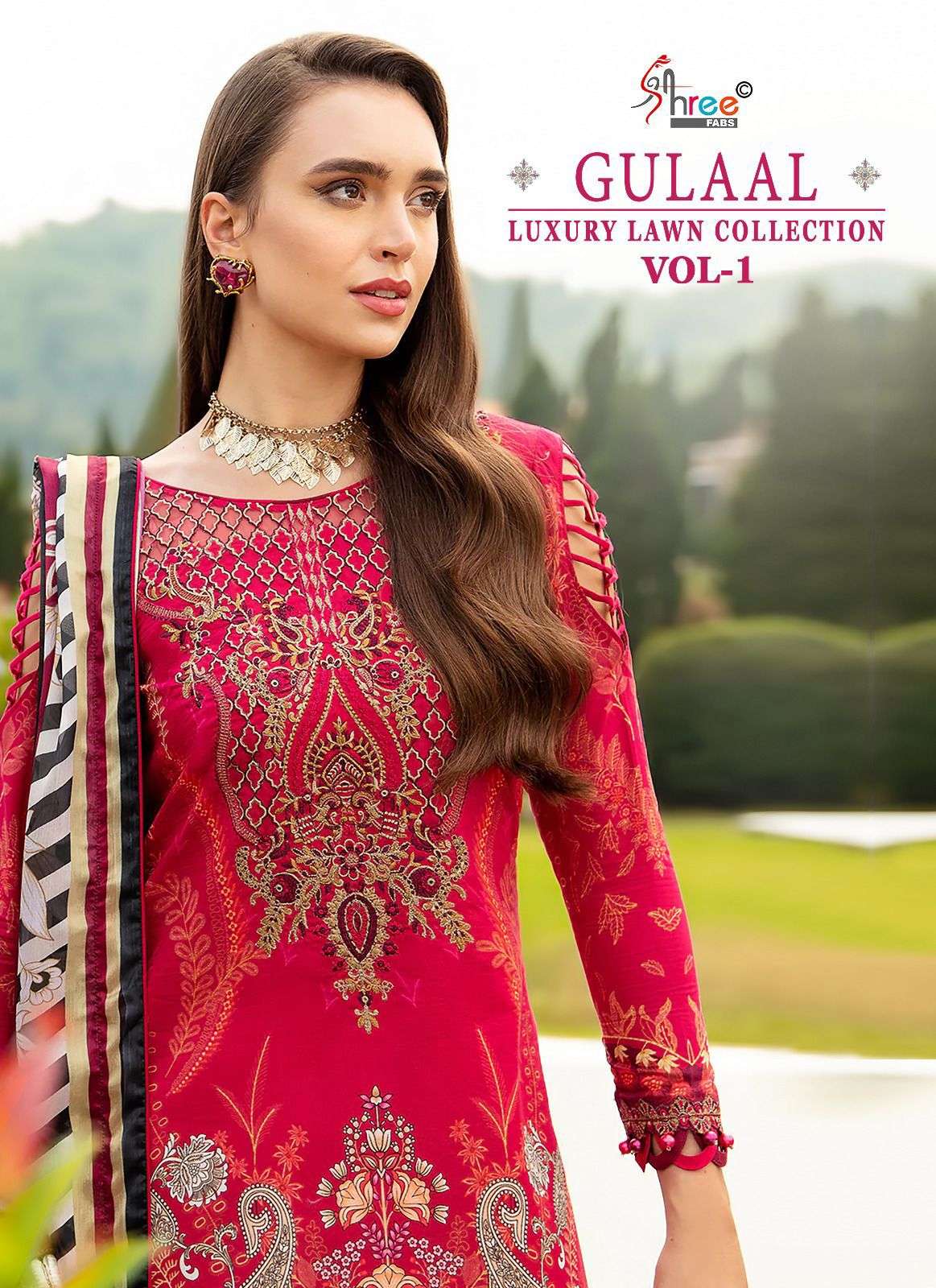 GULAAL LUXURY LAWN COLLECTION VOL 1 BY SHREE FABS LATEST CAT...