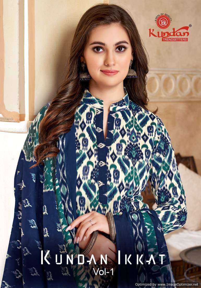 KUNDAN IKKAT SPECIAL VOL 1 COTTON SUITS SUPPLIER 