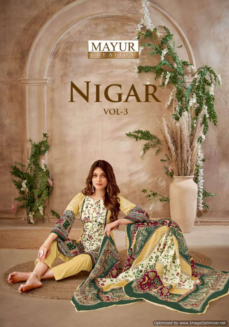 MAYUR NIGAR VOL 3 COTTON PRINTED DRESS MATERIAL COLLECTION