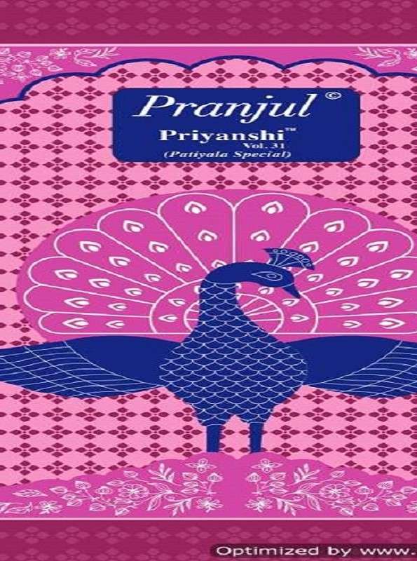 Pranjul Priyanshi Vol 31 SUMMER SPECIAL PATIYALA DESIGN COTT...