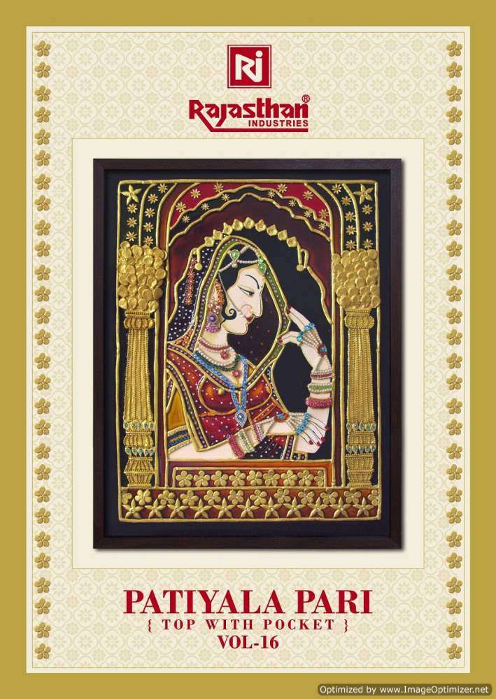 Rajasthan Patiyala Pari Vol 16 COTTON WITH PRINTED READYMADE...