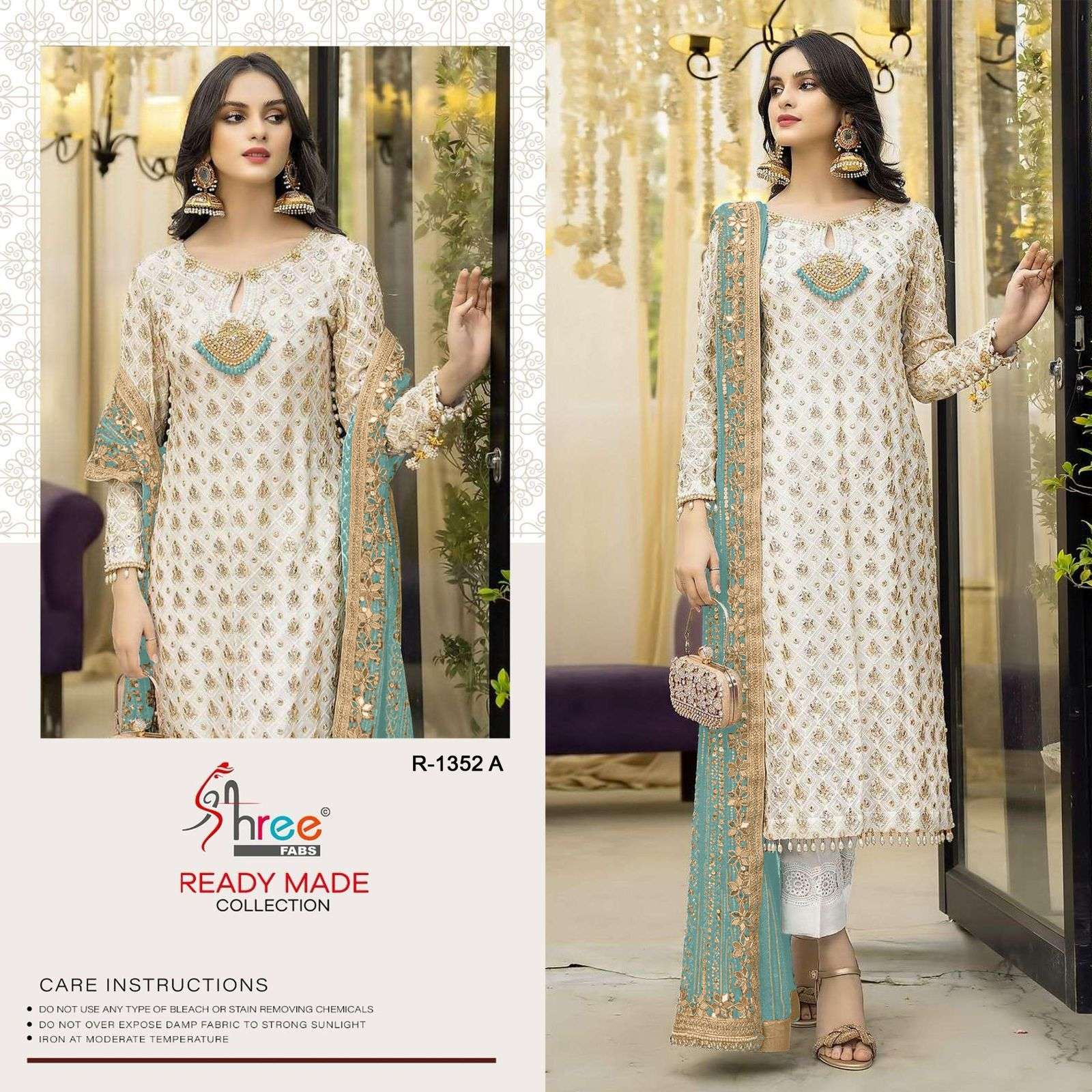 SHREE FABS 1352 READYMADE COLLECTION AMAZING PAKISTANI SUITS...