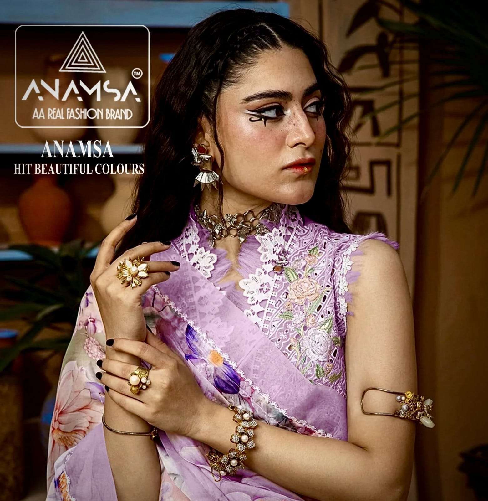 Anamsa 346 Colour Jam COtton Designer pakistani suits Suppli...