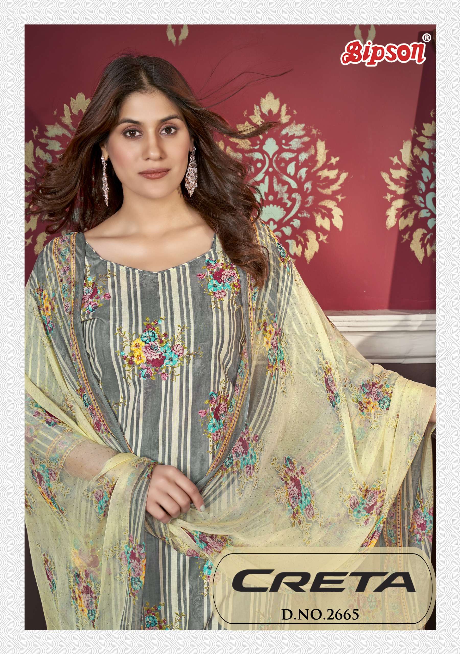 BIPSON FASHION 2665 COTTON PRINTED SUITS SUPPLIER IN SURAT