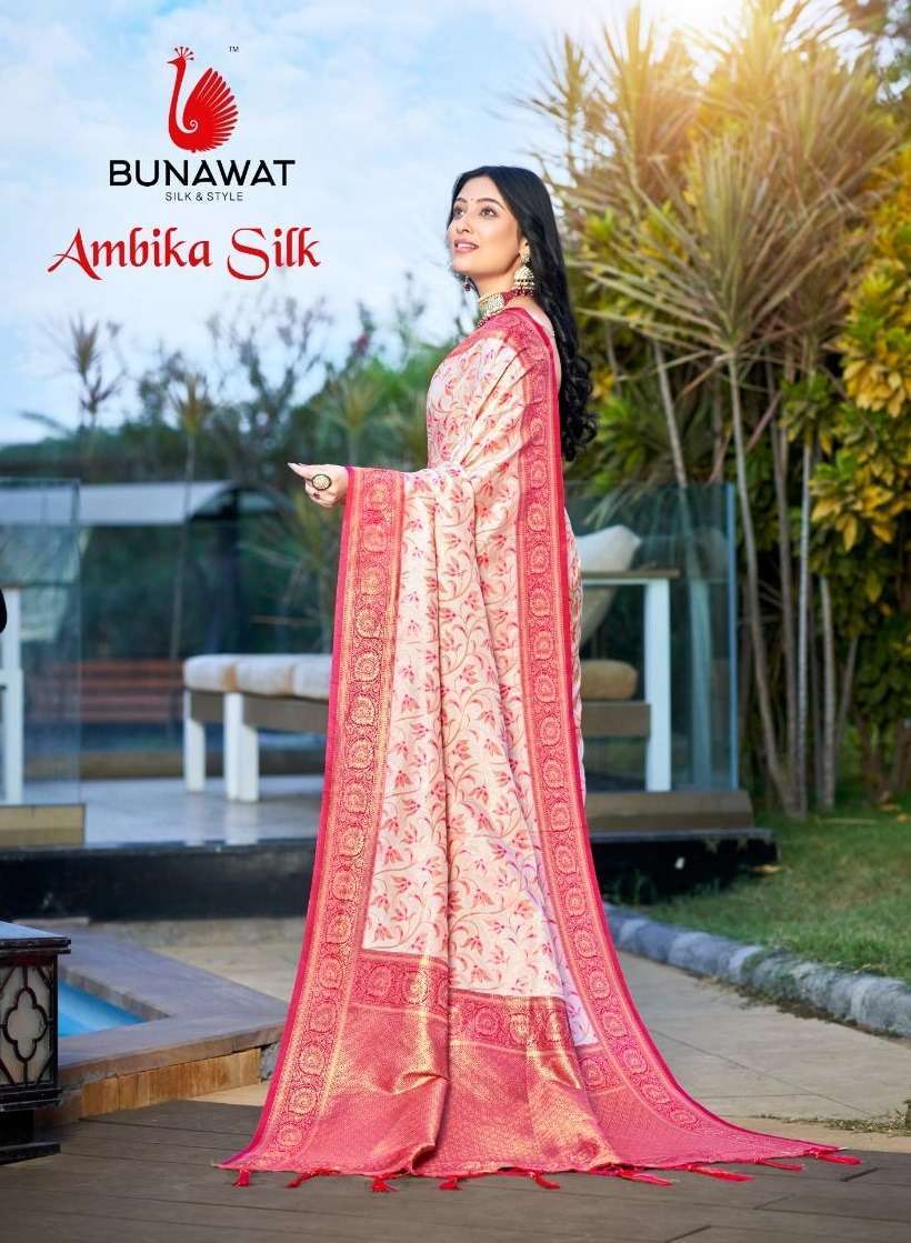 bunawat ambika silk traditional Function special Saree Suppl...