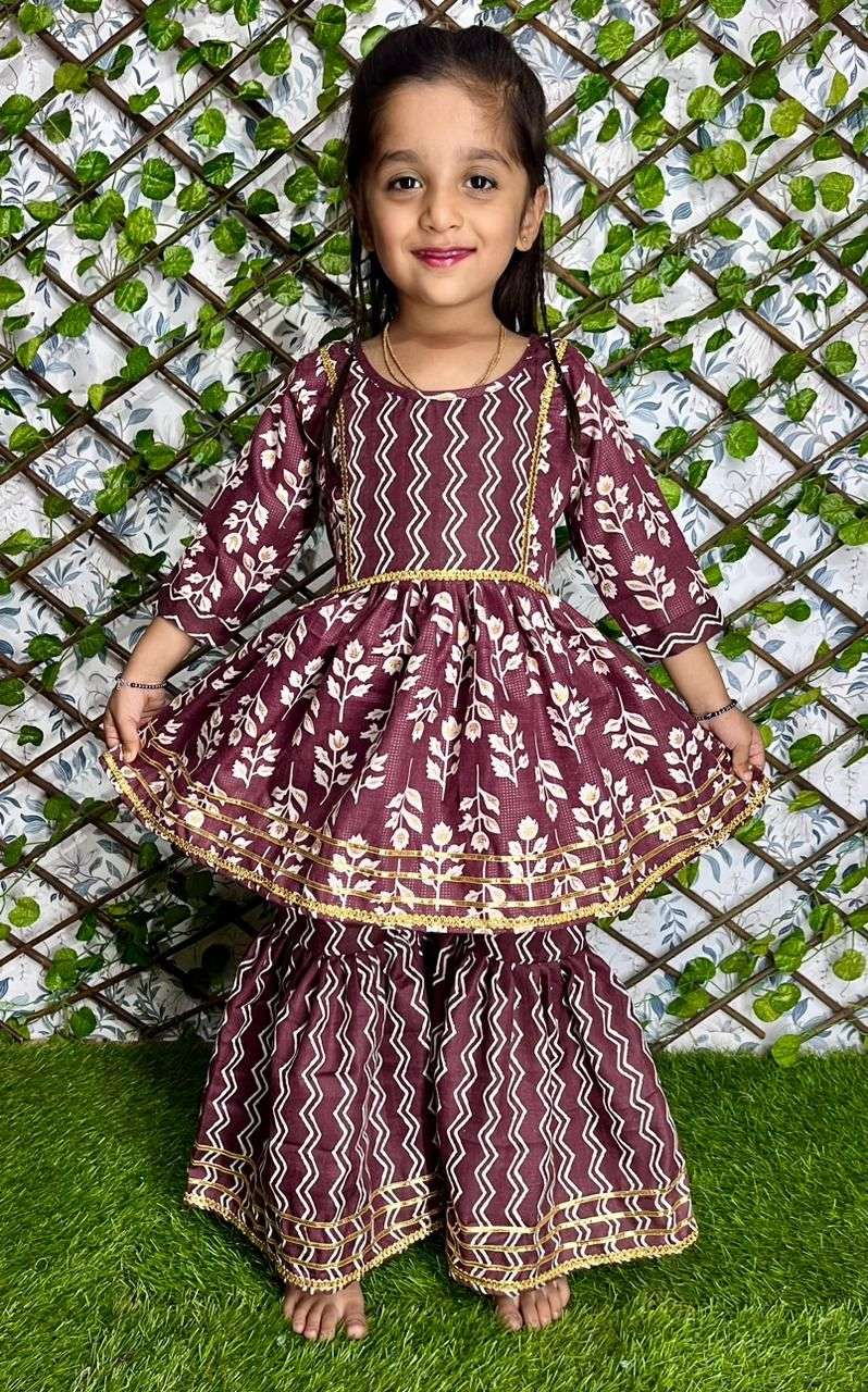 COTTON WITH FANCY READYMADE SHARARA COLLECTION SPEIAL KIDS