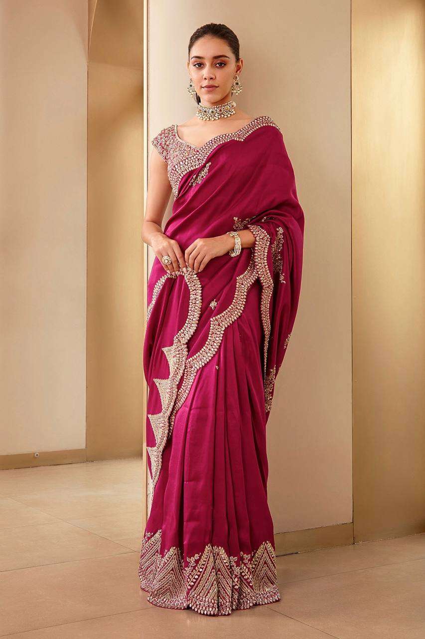 function special silk with two tone designer saree supplier ...
