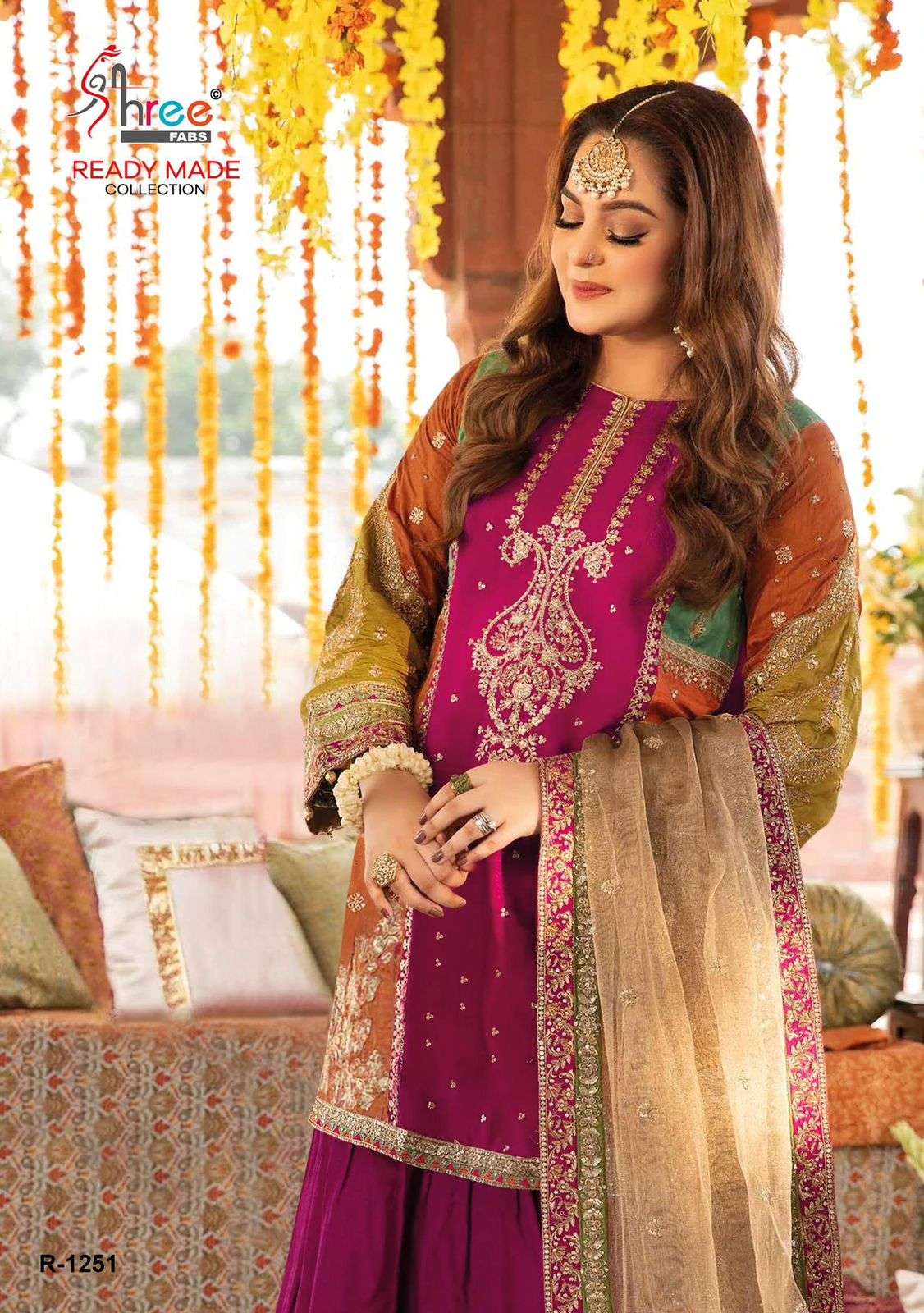 SHREE FABS 1251 FUNCTION SPECIAL READYMADE PAKISTANI SUITS S...
