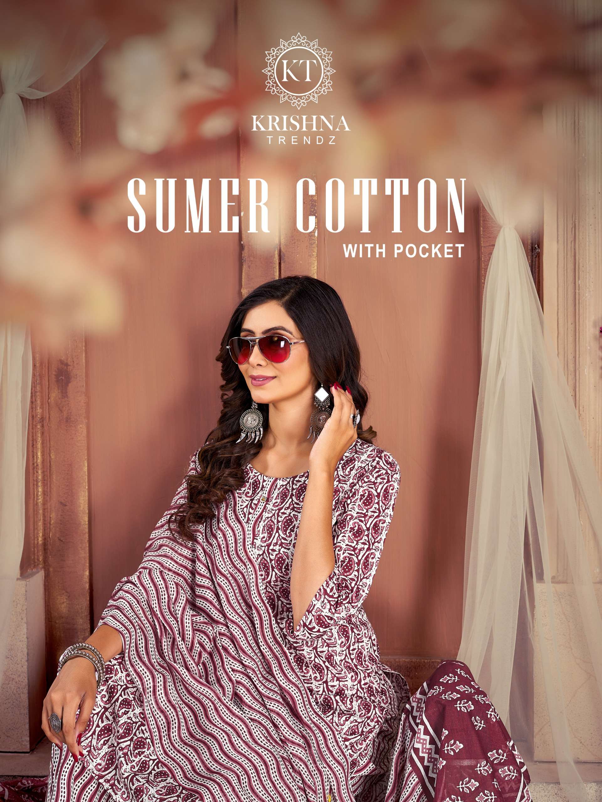 Sumer cotton vol 1 cotton printed ready made suits supplier ...