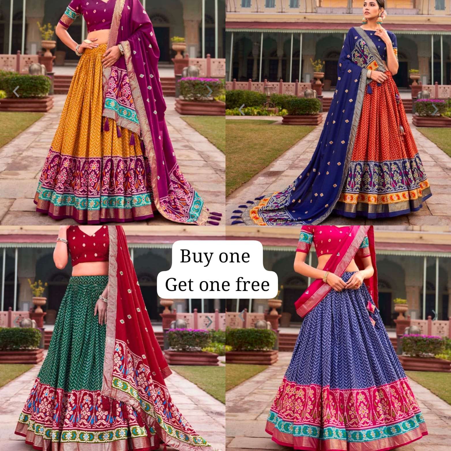 amazing offer on lehenga choli buy 1 lehenga and get 1 lehen...