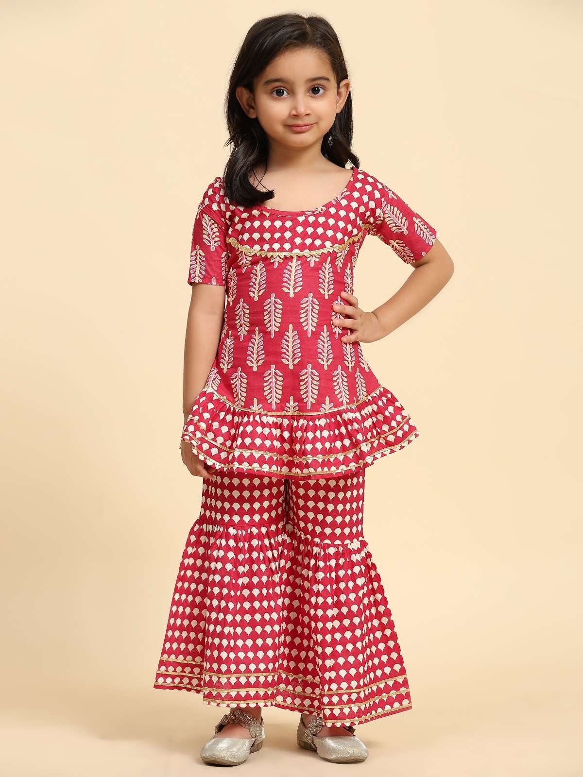 FESTIVAL SPECIAL COTTON SHARARA PAIR KIDS COLLECTION
