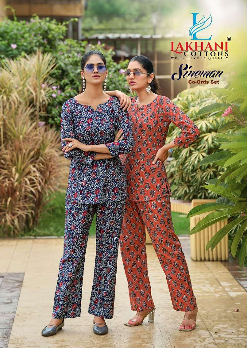 LAKHANI SINEMAN COL 1 COTTON PRINTED CO- ORD SET SUPPLIER IN...