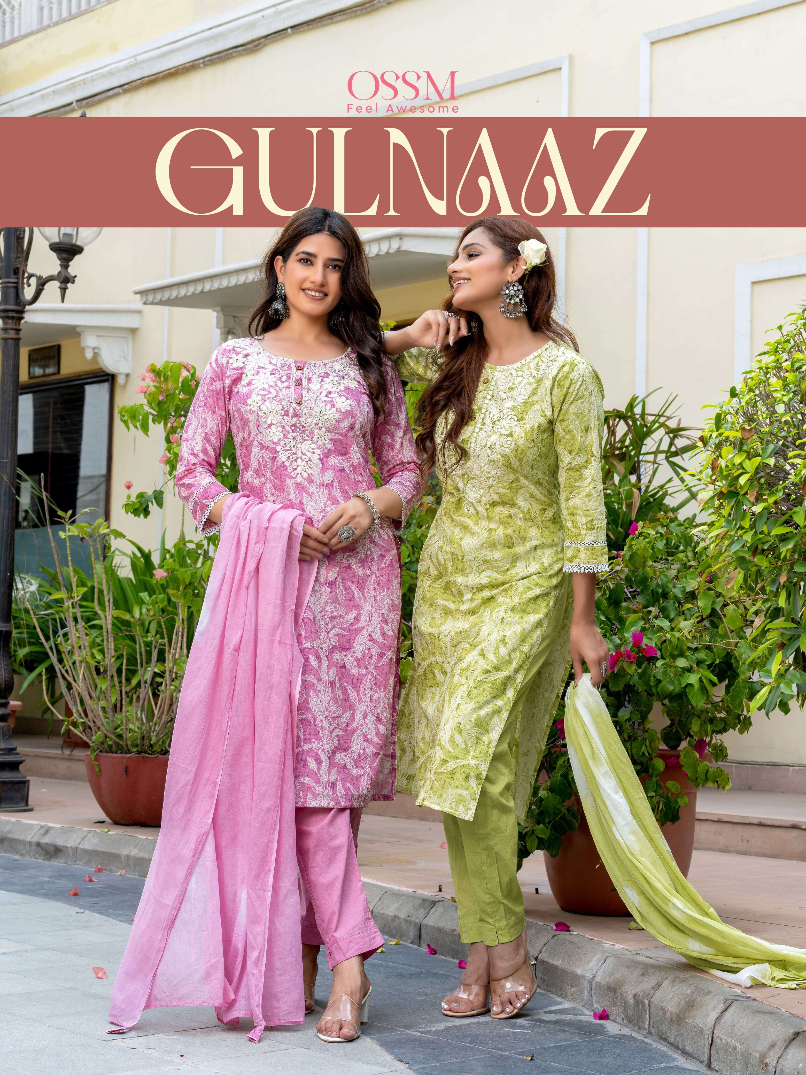 OSSM GULNAAZ PRINTED READYMADE SUITS SUPPLIER IN SURAT