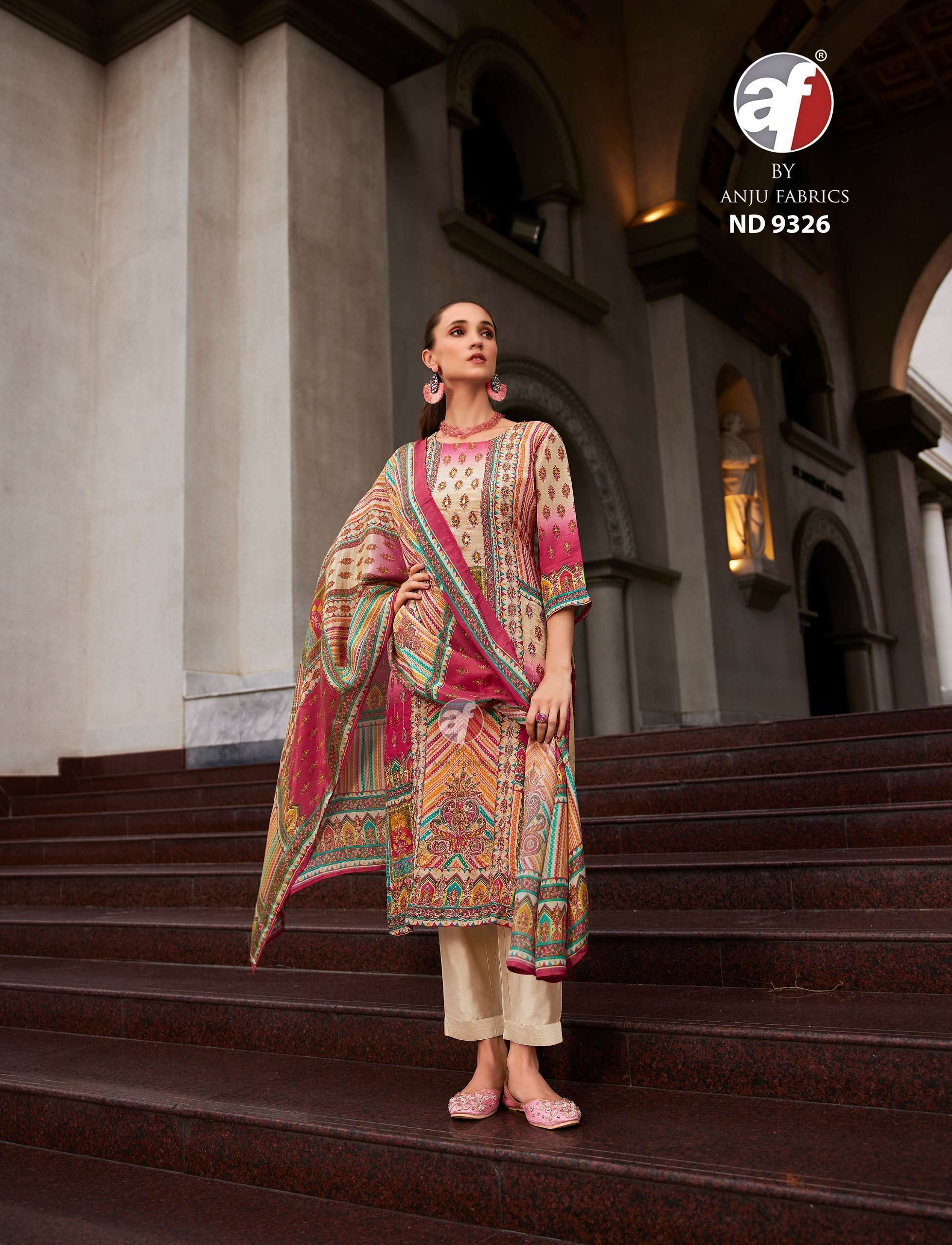 ANJU FABRICS  9326 DESIGNER FESTIVAL SPECIAL READYMADE SUITS...