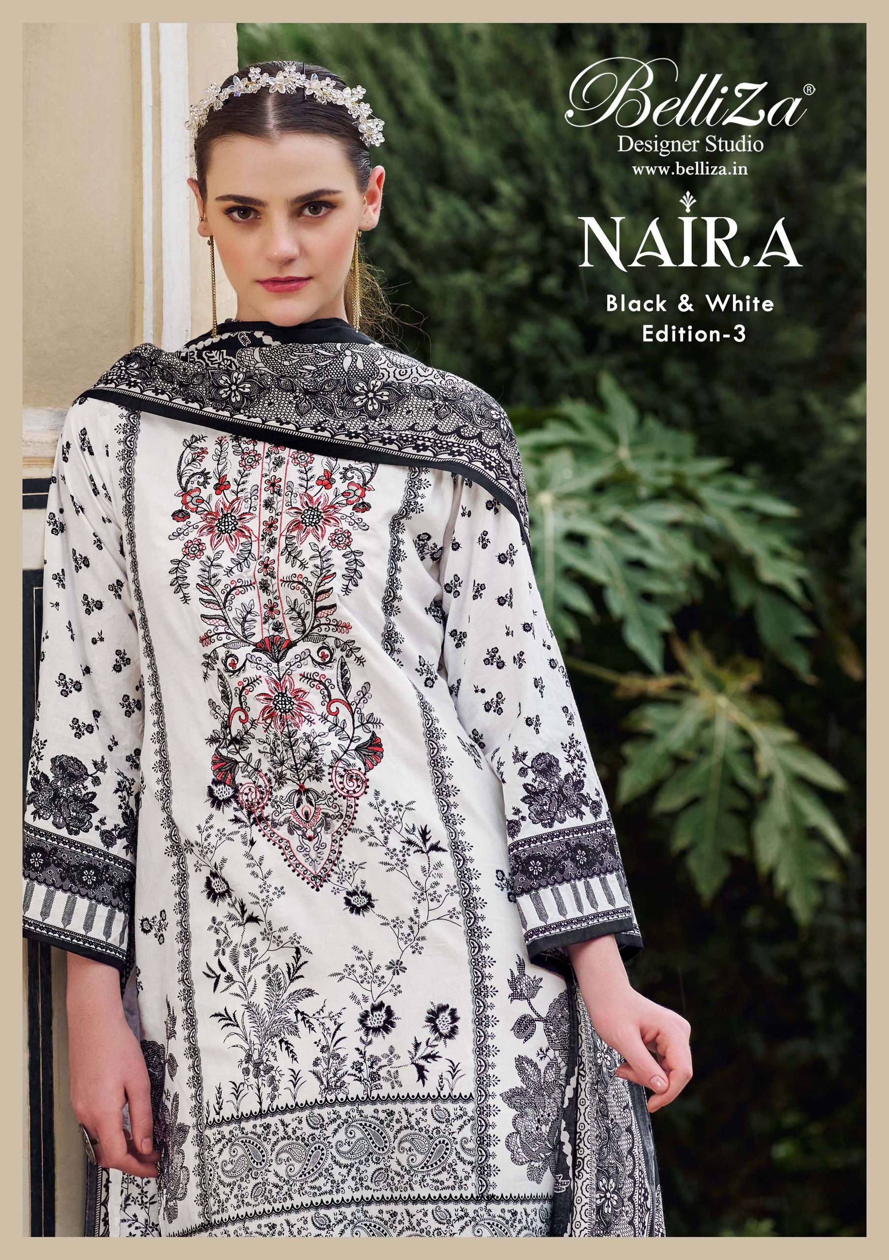 BELLIZA DESIGNER STUDIO NAIRA BLACK AND WHITE 3RD EDITION CO...