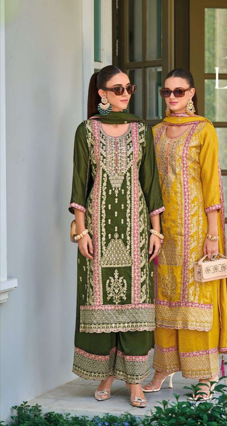 EBA LIFESTYLE 1701-1702 DESIGENR IFFAT SILK READYMADE SUITS ...