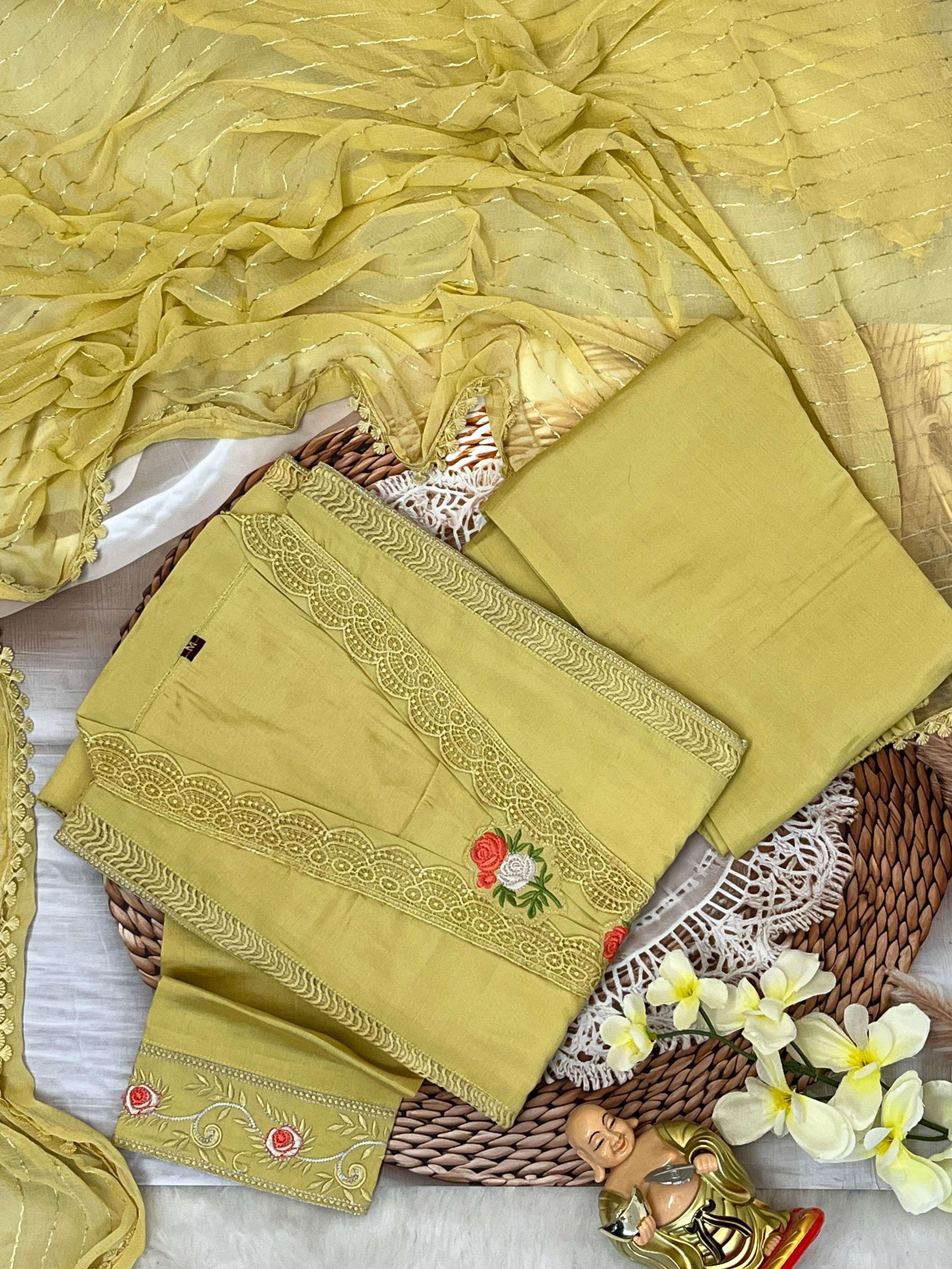 FESTIVAL SPECIAL HEVAY MUSLIN SILK READYMADE SUITS SUPPLIER 