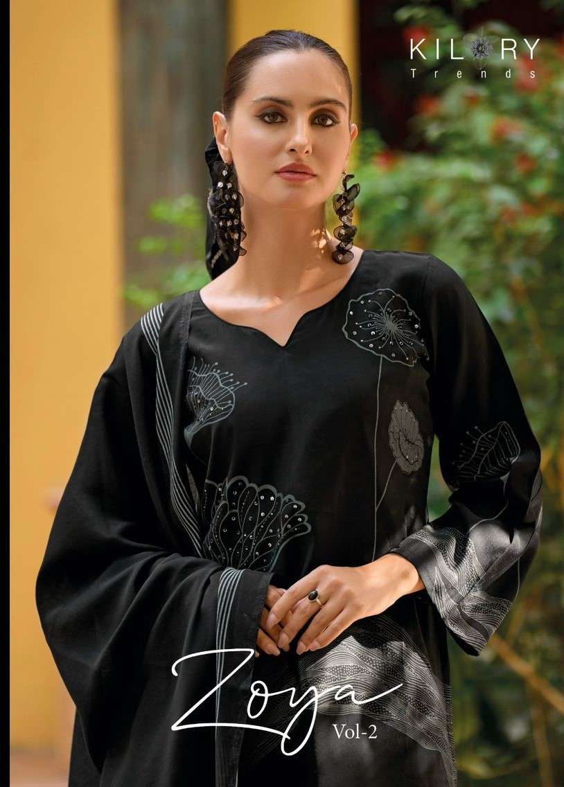 KILORY TRENDZ ZOYA VOL 2 VISCOSE SILK PRINTED SALWAR KAMEEZ ...