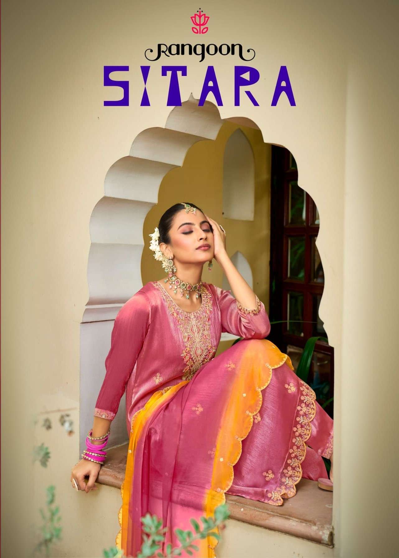 RANGOON SITARA SILK READYMADE HEAVY SUITS SUPPLIER IN SURAT