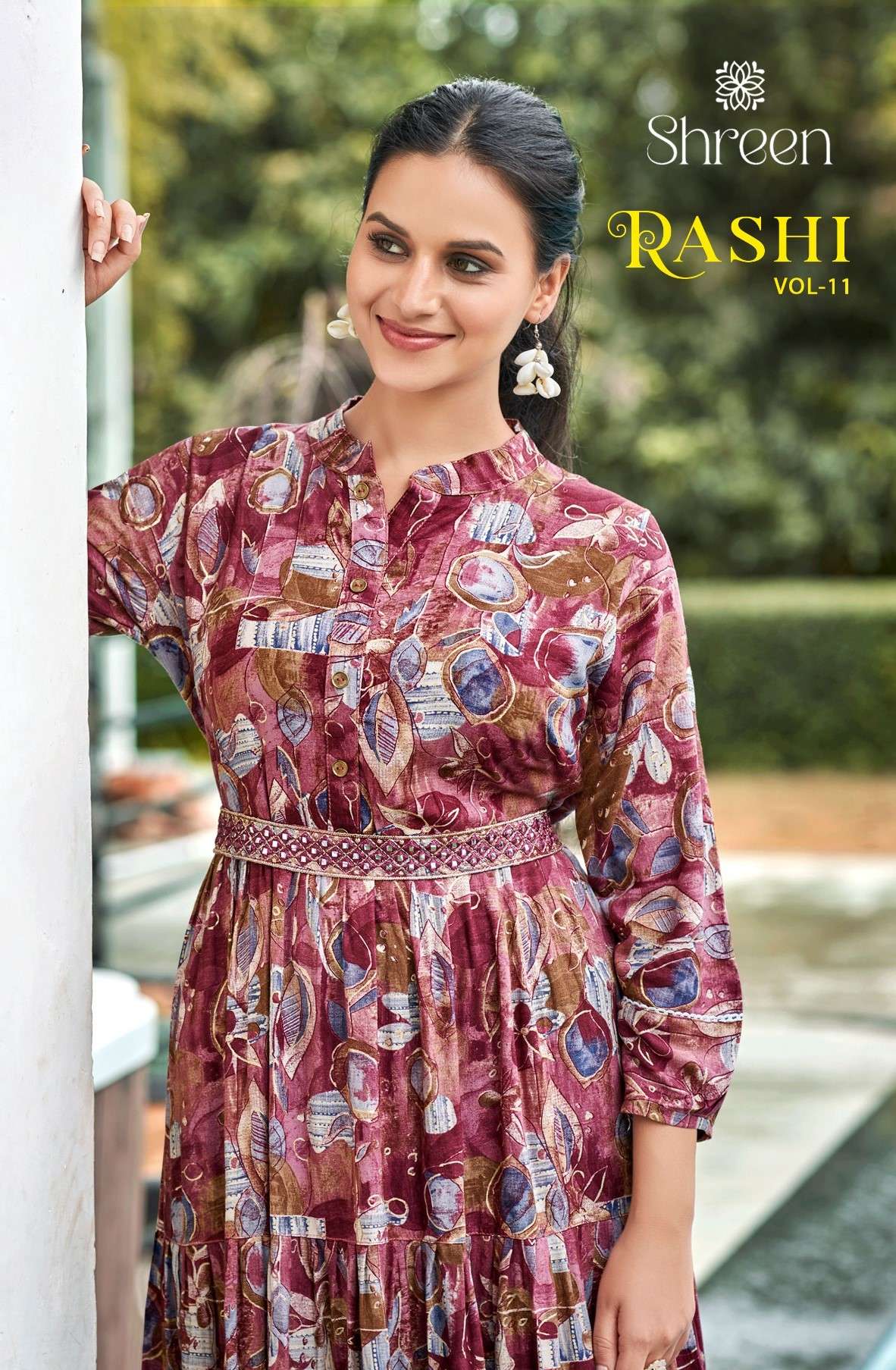 SHREEN RAAHI VOL 1 RAYON FANCY LOOK KURTI SUPPLIER IN SURAT