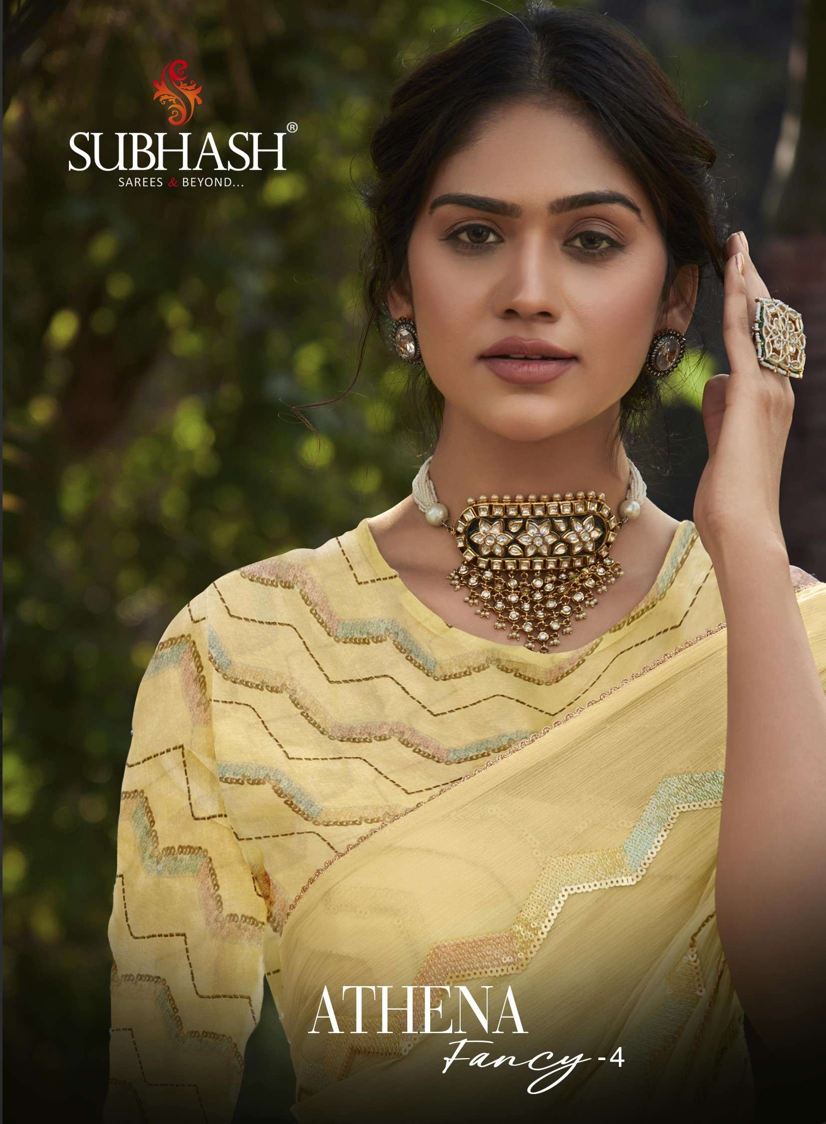 SUBHASH SAREES ATHENA FANCY VOL 4 CHIFFON FANCY SAREE SUPPLI...