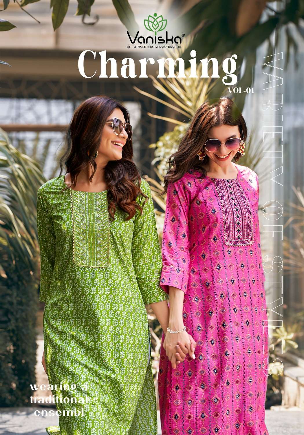 VANISKA CHARMING VOL 1 RAYON SIMPLE LOOK KURTI SUPPLIER IN S...