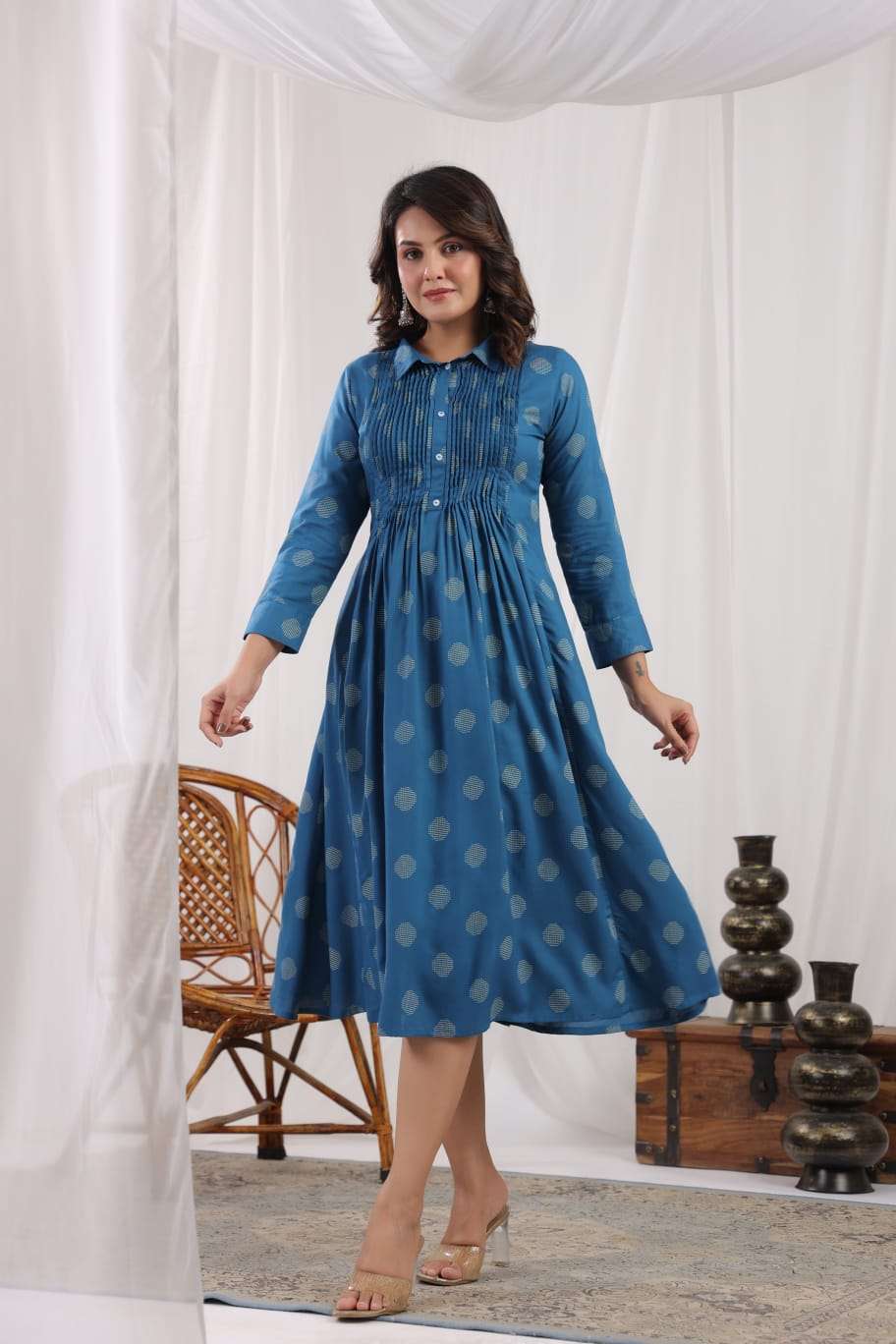 WESTERN STYLE COTTON PRINTED SHORT KURTI SUPPLIER IN SURAT