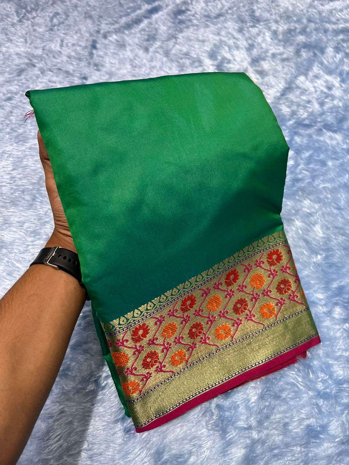 BEAUTIFUL SILK WITH  contrast borders of the saree SUPPLIER ...