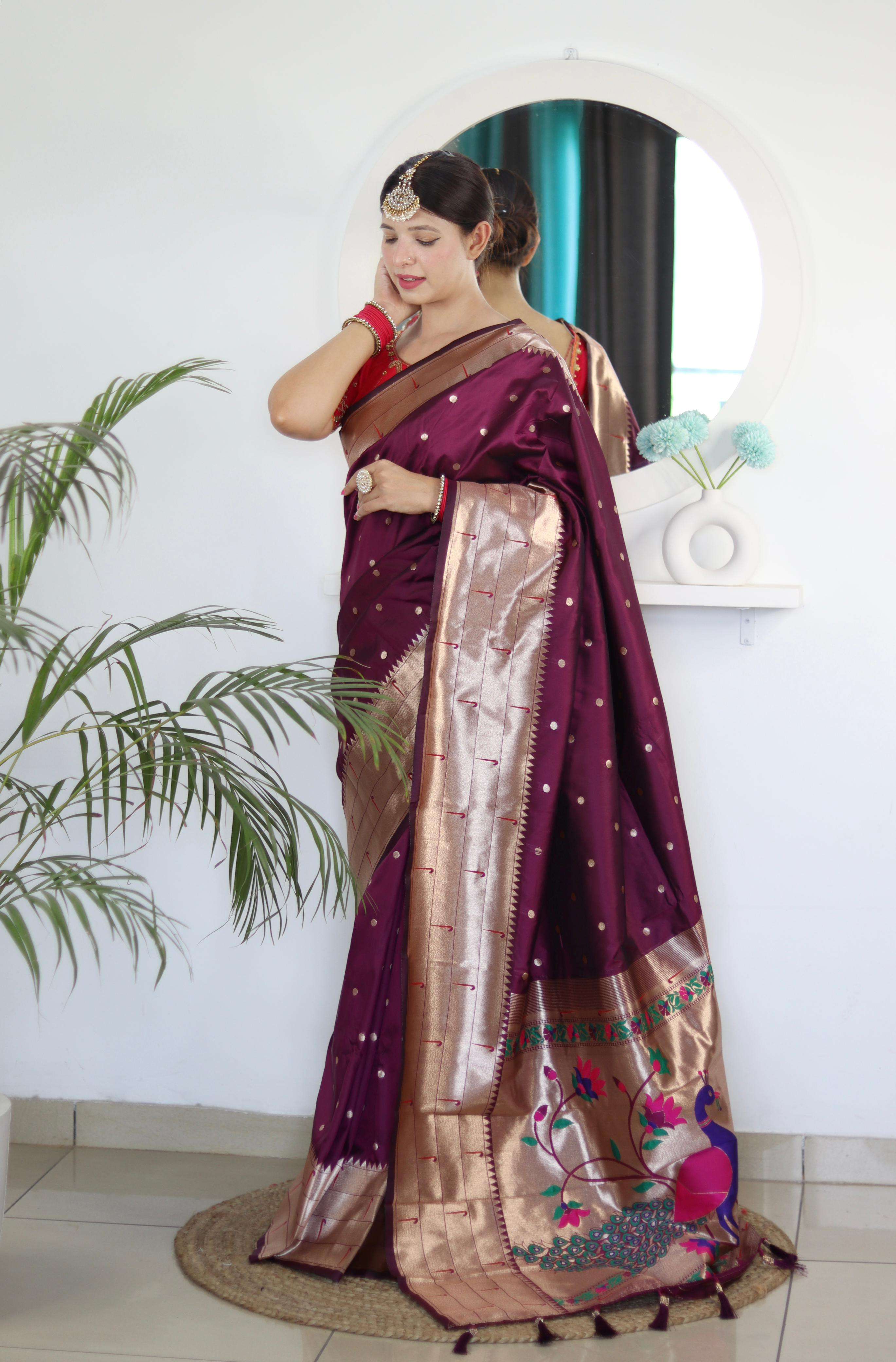 FESTIVAL SPECIAL PAITHANI SILK RICH LOOK PALLU SAREE DELAER ...