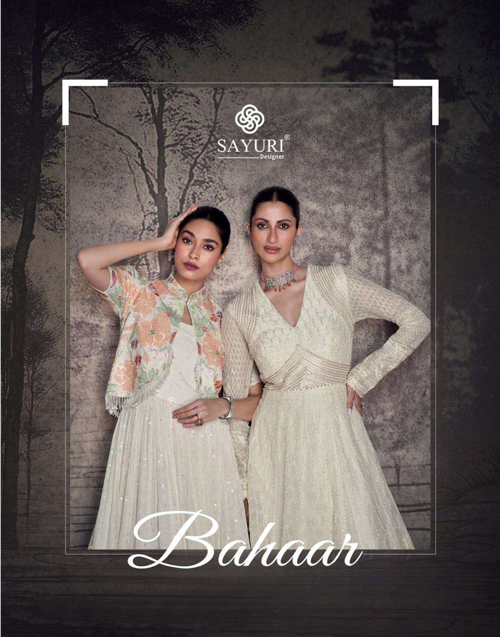 SAYURI DESIGNER BAHAAR GEORGETTE WITH HEAVY DESIGNER WORK PA...