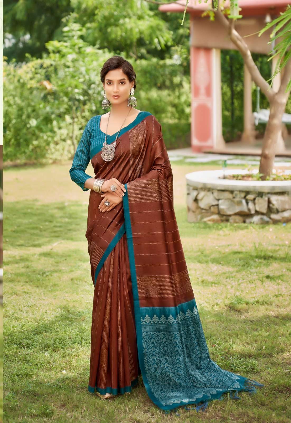 CORDATE SILK TUSSER SILK FANCY LOOK SAREE DEALER IN SURAT