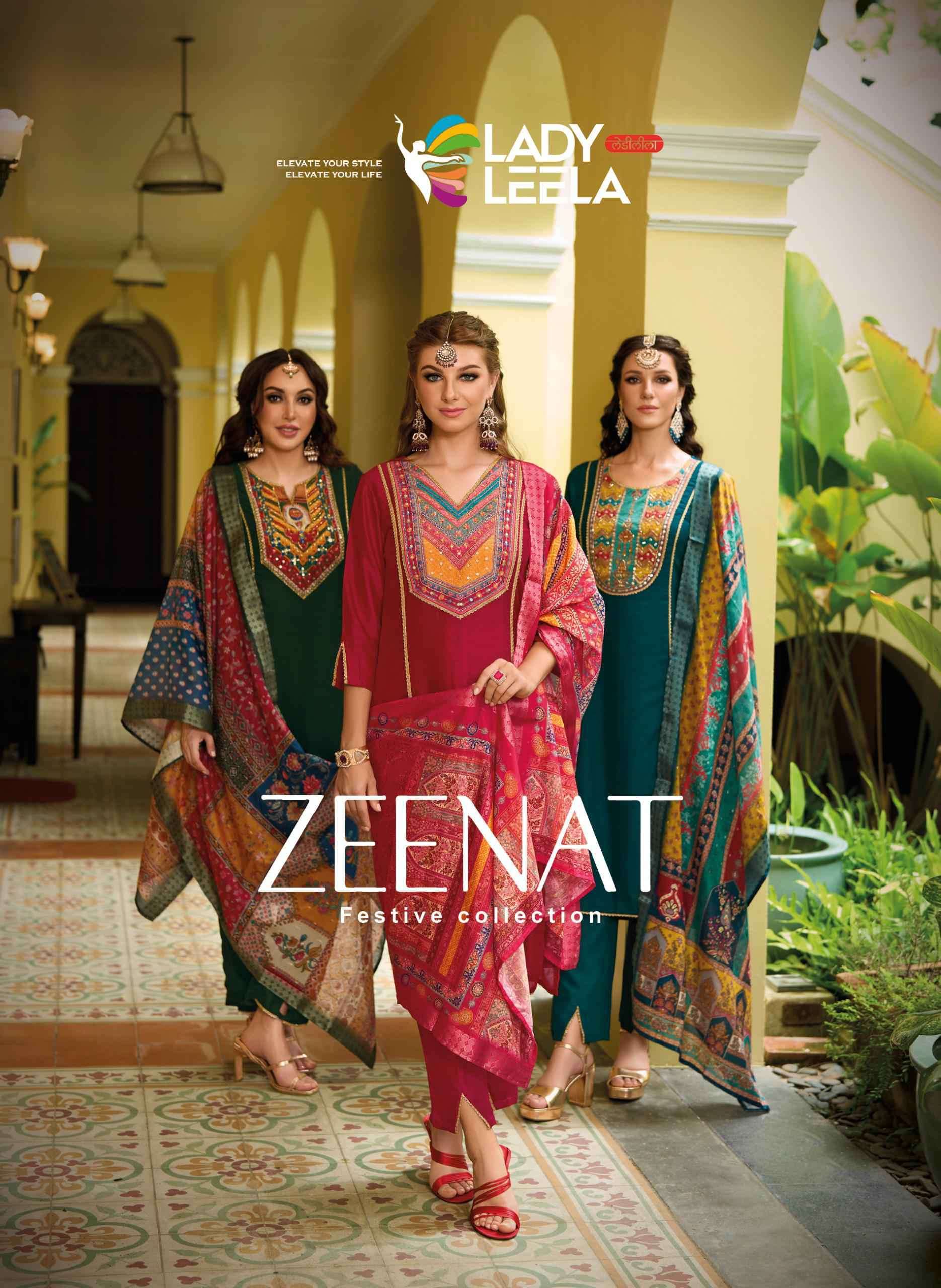 LADY LEELA ZEENAT  DESIGNER HAND WORK READYMADE SUITS SUPPLI...