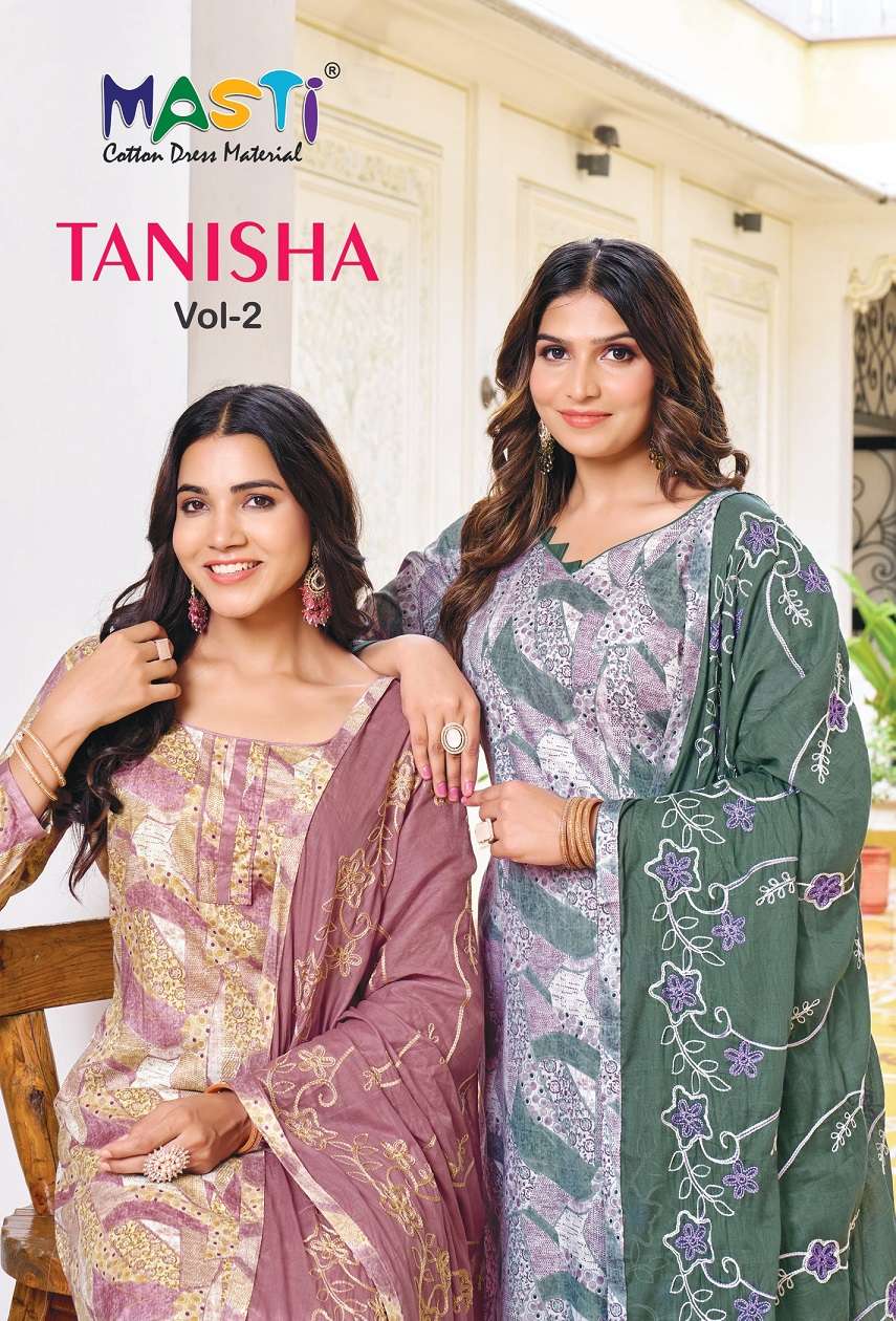 MASTI TANISHA VOL 2 COTTON PRINTED SALWAR KAMEEZ SUPPLIER IN...