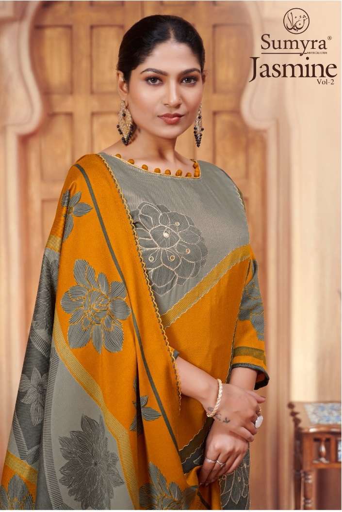 RADHIKA FASHION SUMYRA JASMINE VOL 2 PASHMINA PRINTED SALWAR...