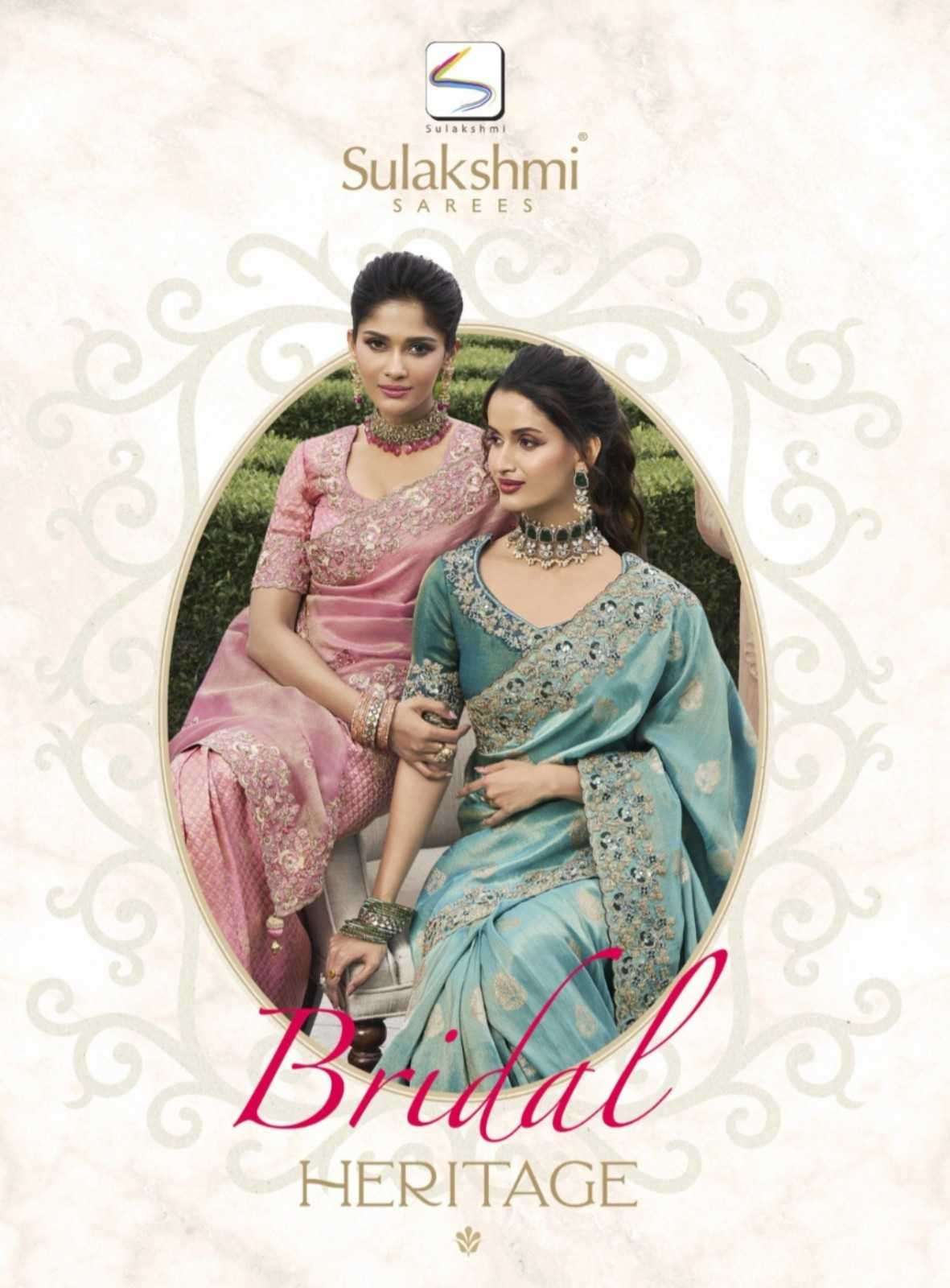SULAKSHMI BRIDAL HERITAGE TISSUE SILK TRADITIONAL LOOK DESIG...