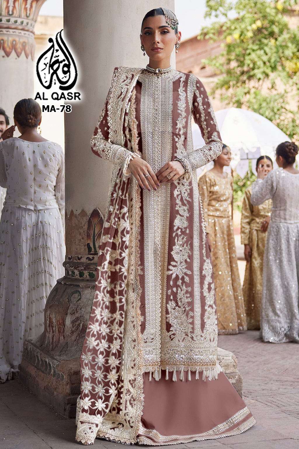 Al qasr 78 amazing pakistani suits at wholesale rates