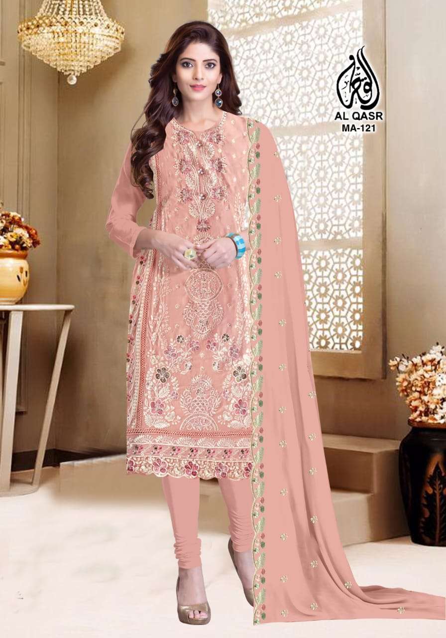 Al Qasr MA 121 Amazing Georgette pakistani suits