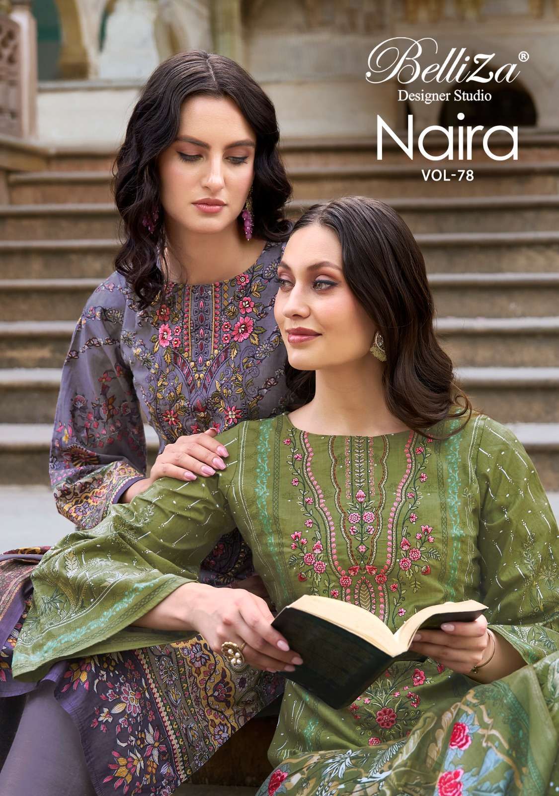 Belliza Designer Studio Naira Vol 78 Cotton Printed Fancy Dr...