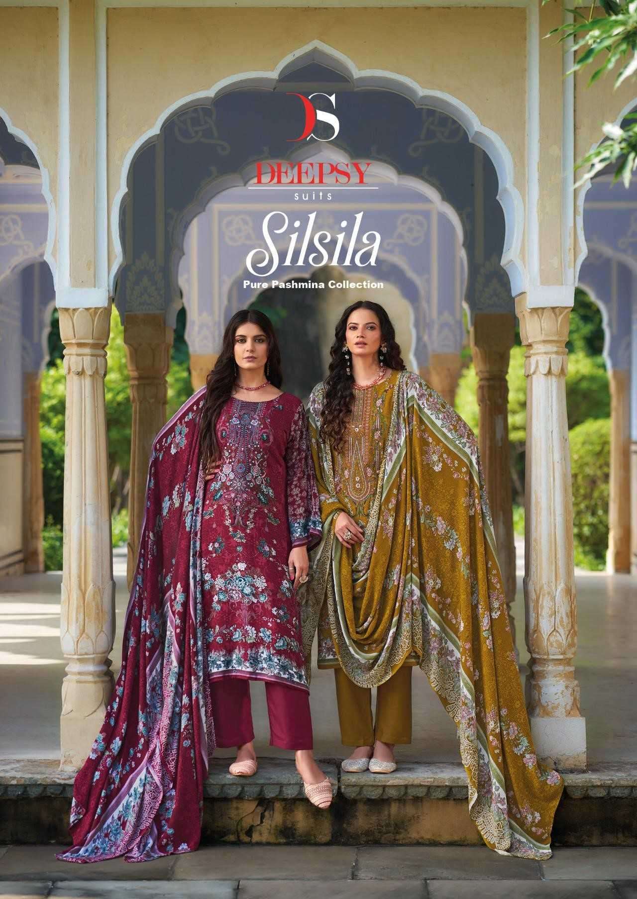 Deepsy Suits Silsila Winter Special pashmina  Fabric Dress M...