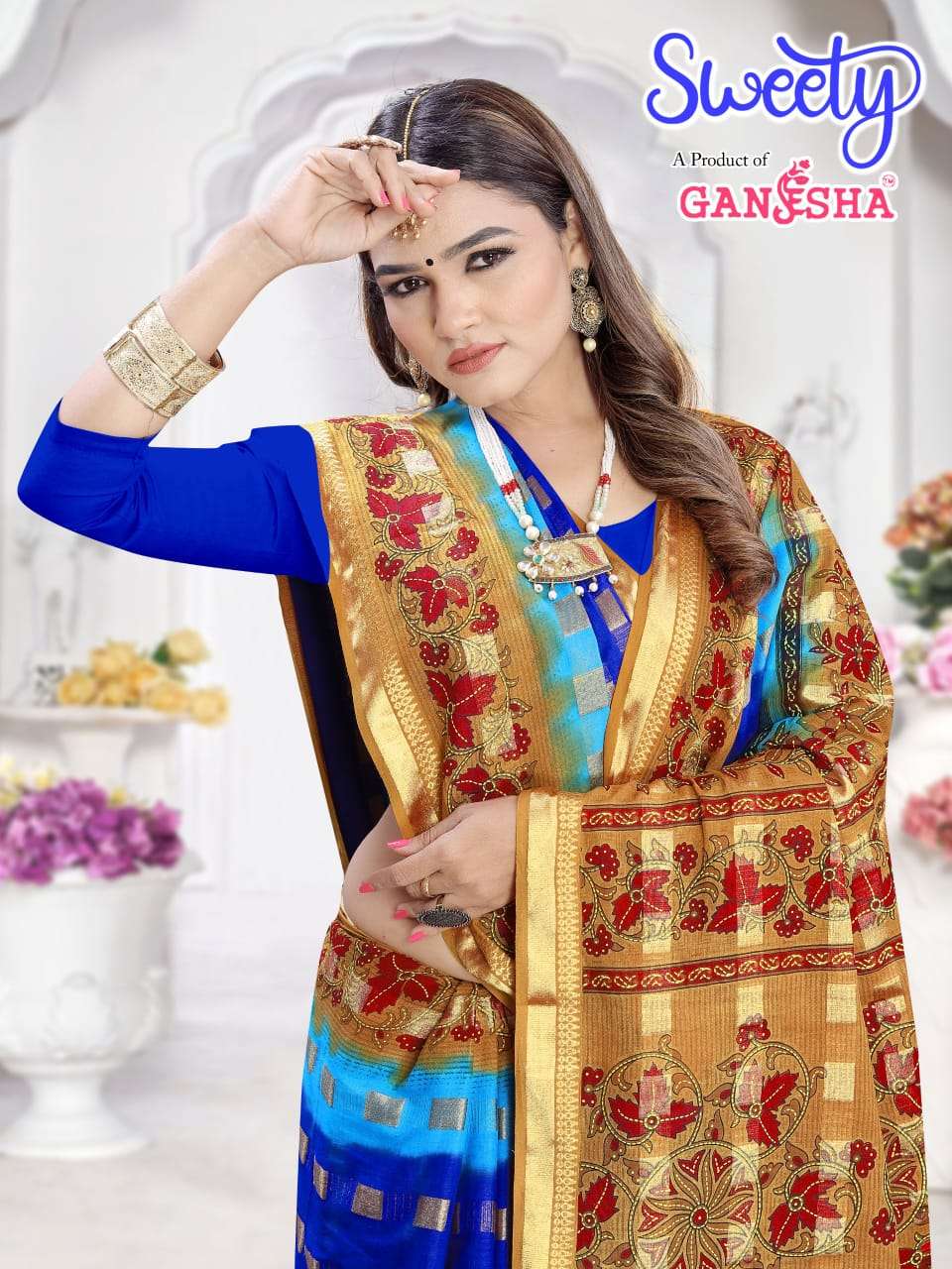 Ganesha Sweety Vol 4 Cotton Printed Regular Wear Fancy Saree...