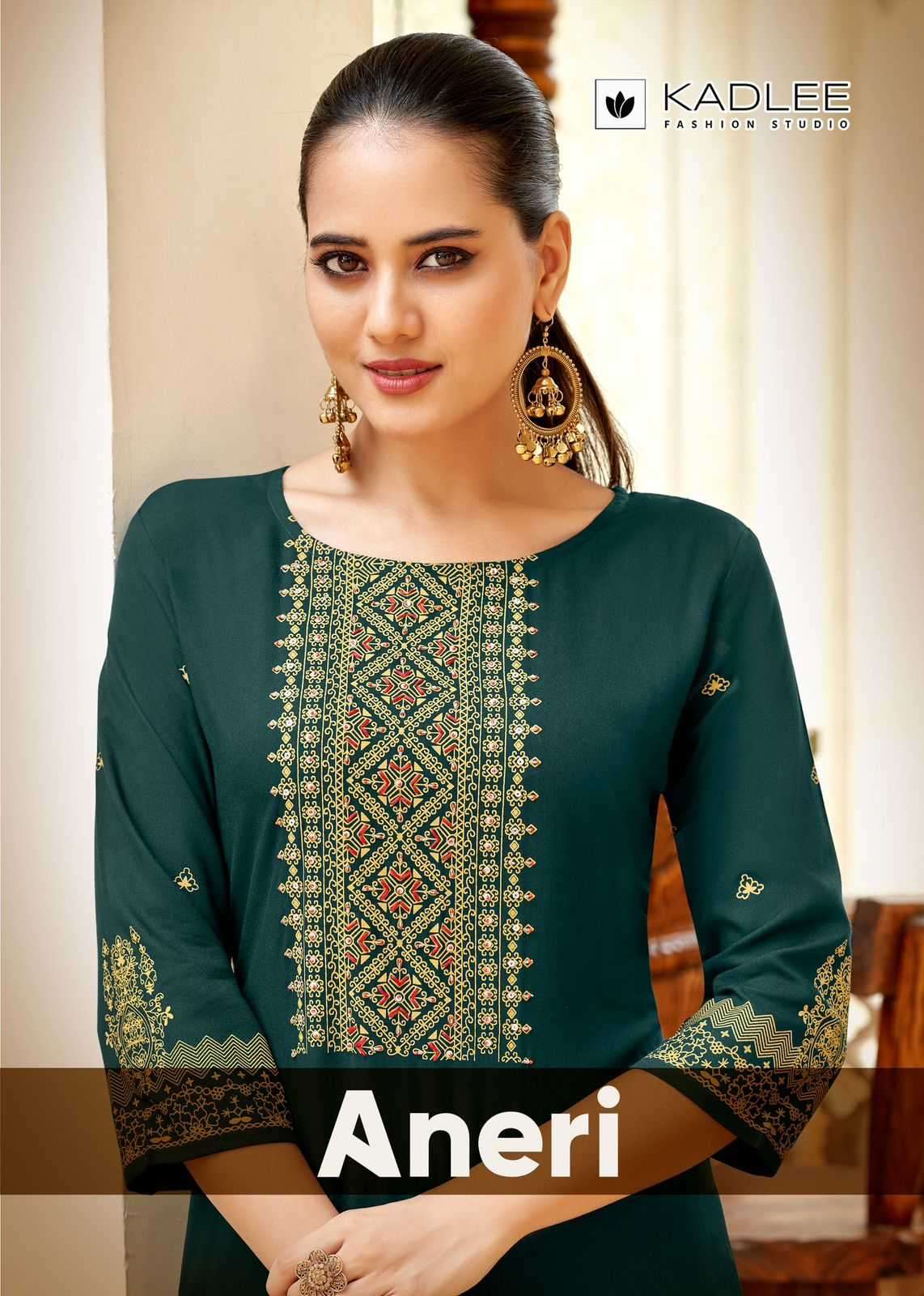 KADLEE ANERI RAYON STITCH KURTI WHOLSALE IN SURAT 