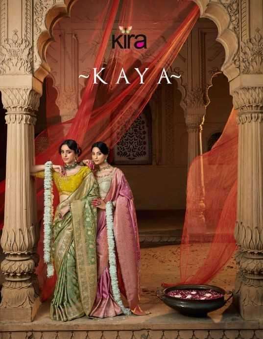 Kira Kaya 6101 Series Satin Soft Silk Attractive Designer Sa...