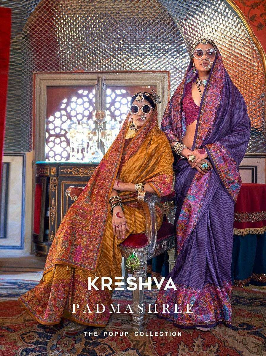 Kreshva Padmashree silk with luxury look Saree Dealer in sur...