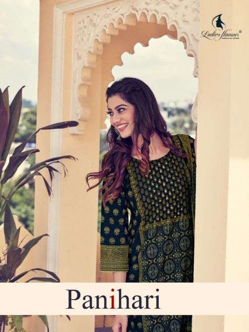 LADIES FLAVOUR PANIHARI COTTON KHATLI WORK SALWAR KAMEEZ WHO...